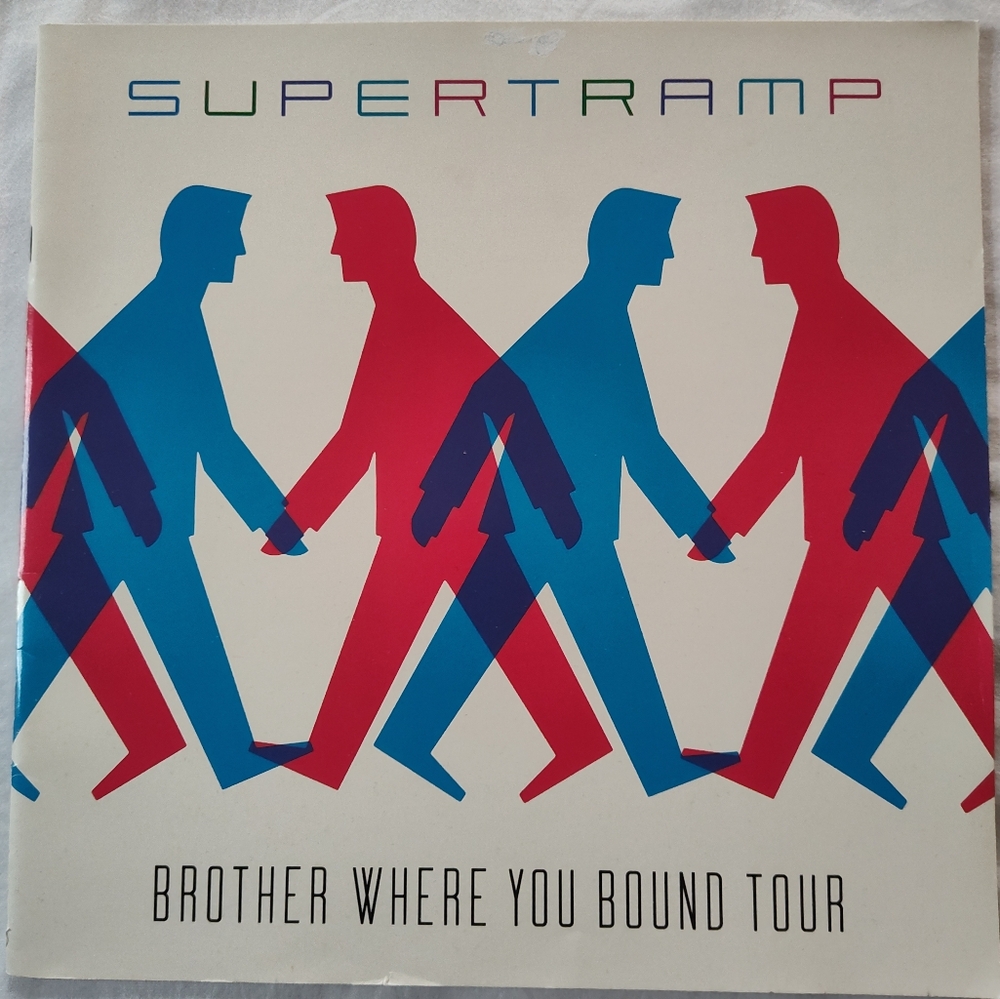SUPERTRAMP "Brother Where You Bound" Tour Book 12 x 12. 22 Pages.